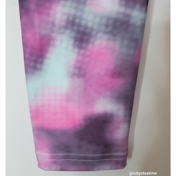 Adidas Climalite 27" Inseam Workout Legging, Ombre Tie Dye  Never, Worn No Tag - Picture 7 of 7